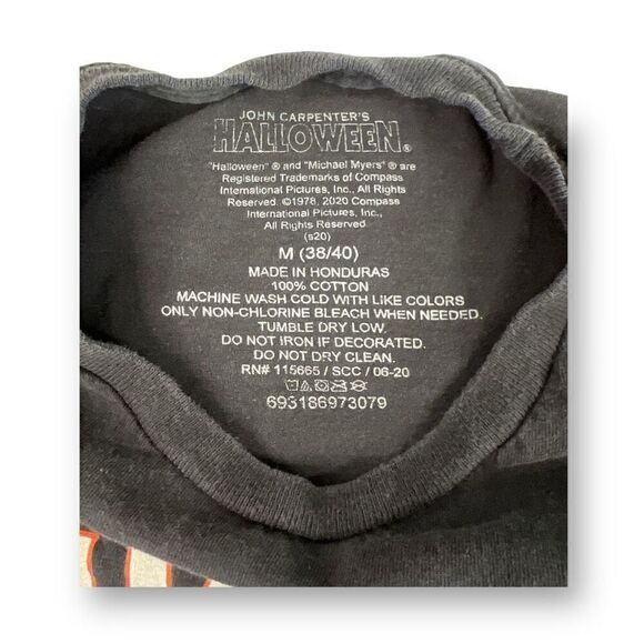 Halloween John Carpenters 1978 T Shirt Size Medium - Picture 4 of 5